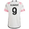 Maillot de Supporter Juventus Vlahovic 9 Extérieur 2023-24 Pour Enfant